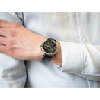 Tommy Hilfiger Tyson 1710586 férfi karóra, 44 mm, fekete bőr, WR50
