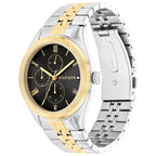 Tommy Hilfiger Monica 1782591 női karóra, kétszínű acél, fekete számlap, 38 mm