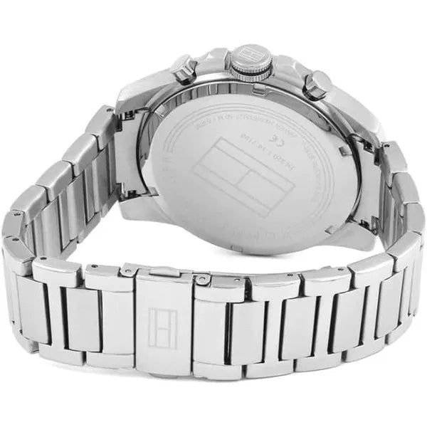 Tommy Hilfiger Decker 1791348 férfi karóra, nemesacél, kék, kvarc, WR50