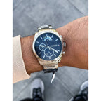 Tommy Hilfiger Decker 1791348 férfi karóra, nemesacél, kék, kvarc, WR50