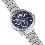 Tommy Hilfiger Decker 1791348 férfi karóra, nemesacél, kék, kvarc, WR50