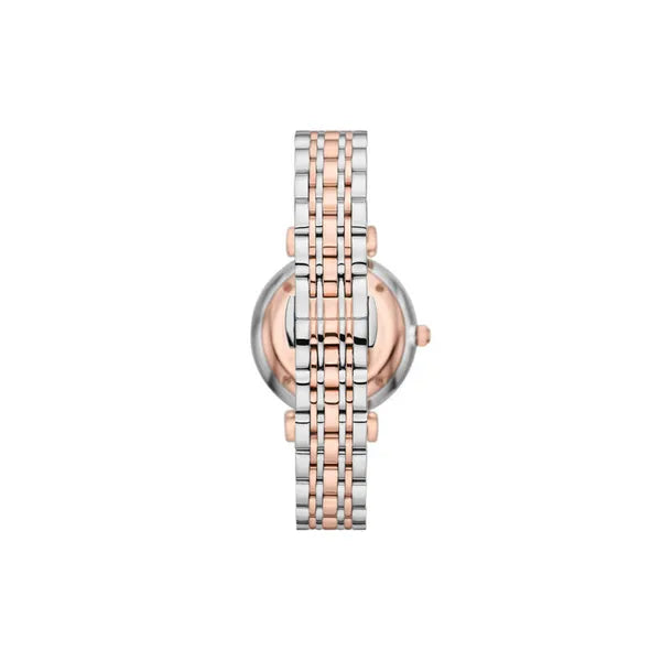 Emporio Armani AR11537 Gianni T-Bar női karóra, 32 mm, acél, kétszínű, kvarc