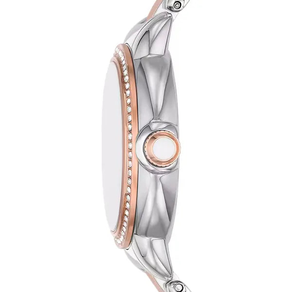 Emporio Armani Mia AR11569 női karóra, 32 mm, gyöngyház, rozéarany-ezüst acél