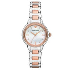 Emporio Armani Mia AR11569 női karóra, 32 mm, gyöngyház, rozéarany-ezüst acél