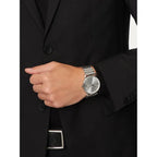 Emporio Armani férfi karóra AR11599, 42 mm, acél szíj, ezüst, WR50, kvarc