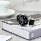 Tommy Hilfiger 1710605 férfi karóra, fekete bőr szíj, 44 mm, 5 ATM, doboz