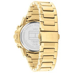 Tommy Hilfiger Brooklyn női karóra, 41 mm, arany acél, zöld számlap, WR50