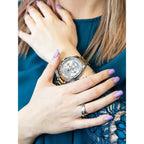 Tommy Hilfiger női karóra Brooklyn 1782615, acél, arany/ezüst, 41 mm