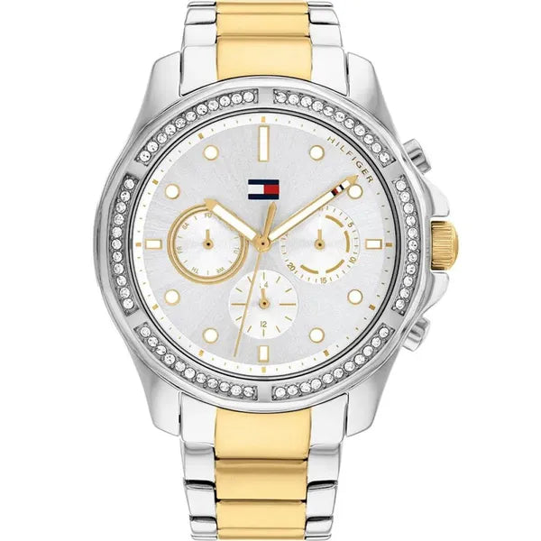 Tommy Hilfiger női karóra Brooklyn 1782615, acél, arany/ezüst, 41 mm