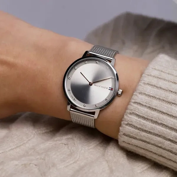 Tommy Hilfiger Pippa 1782665 női karóra, 35 mm, acél, ezüst/rozéarany, WR30