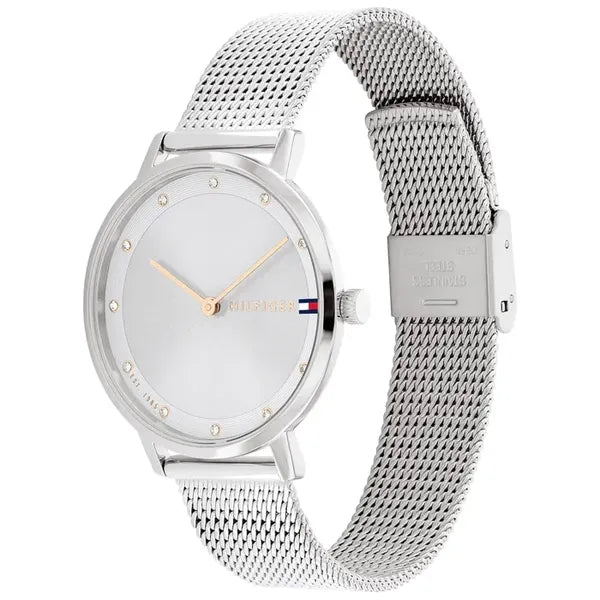Tommy Hilfiger Pippa 1782665 női karóra, 35 mm, acél, ezüst/rozéarany, WR30