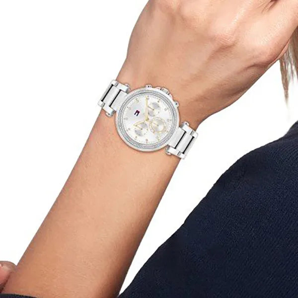 Tommy Hilfiger női karóra Emily 1782701, ezüst, nemesacél, WR50 + doboz