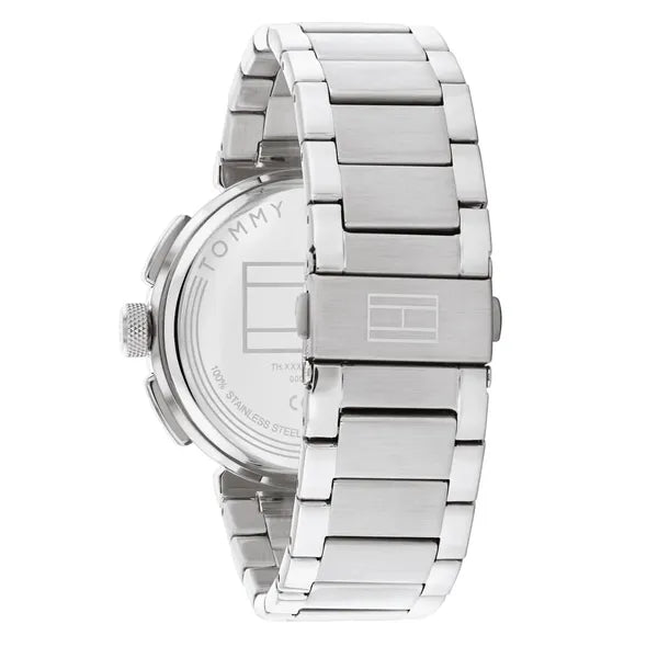 Tommy Hilfiger Lorenzo 1792116 férfi óra, 44 mm, fekete számlap, acél, 5 ATM