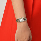 Casio női karóra LTP-1235SG-7ADF, téglalap tok, kvarc, acél, ezüst‑arany