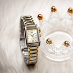 Casio női karóra LTP-1235SG-7ADF, téglalap tok, kvarc, acél, ezüst‑arany