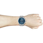 Hugo Boss Champion 1513818 férfi karóra, 44 mm, kék számlap, acél, WR100