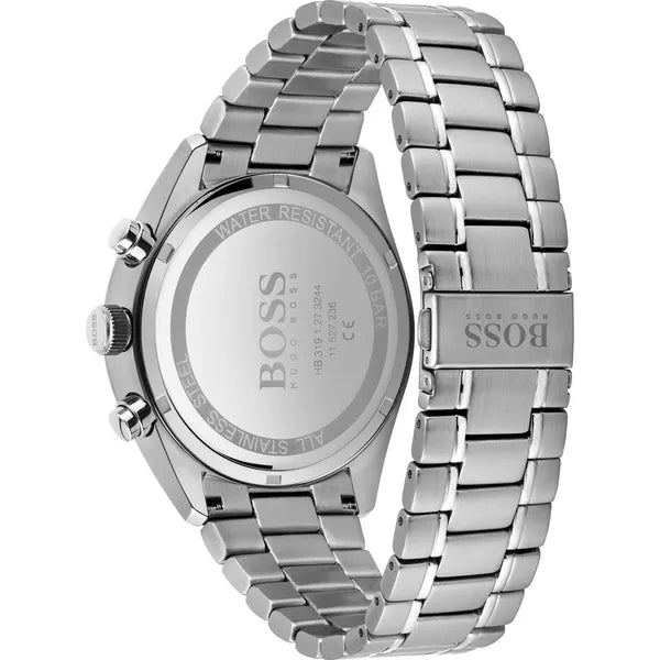 Hugo Boss Champion 1513818 férfi karóra, 44 mm, kék számlap, acél, WR100