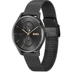 Hugo Boss Tyler 1514105 férfi karóra, fekete acél, 43 mm, WR50