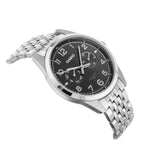 Casio MTP-E340D-1A férfi karóra, acél szíj, fekete számlap, WR50