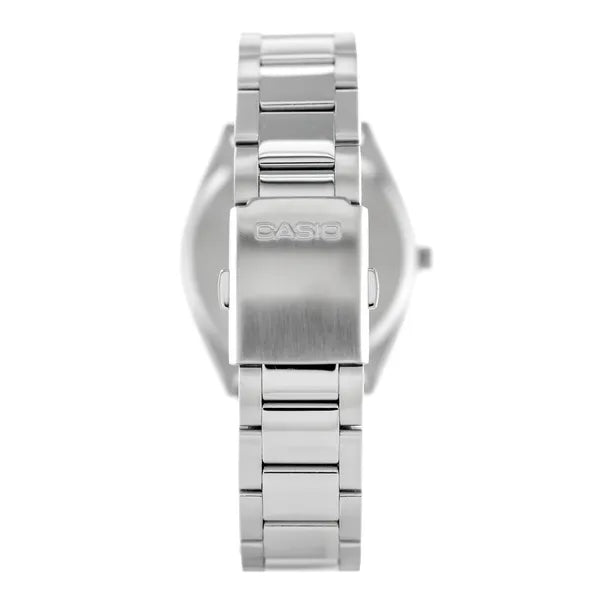 Casio MTP-M300D-2A férfi karóra, acél szíj, kék számlap, 40 mm, WR50