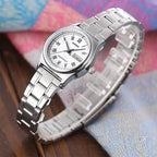 Casio női karóra LTP-V006D-7B, ezüst, acél szíj, dátum, WR30
