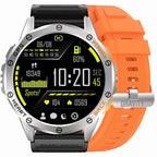 GRAVITY GT24-4 férfi okosóra 1.43" AMOLED, BT hívás, IP67, 530 mAh, ezüst