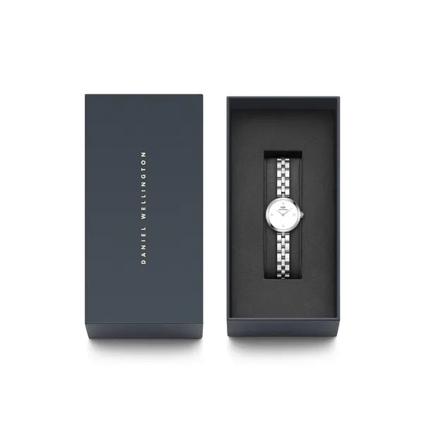 Daniel Wellington Elan Lumine női karóra, ezüst, 22 mm, acél, 3 ATM, DW00100716