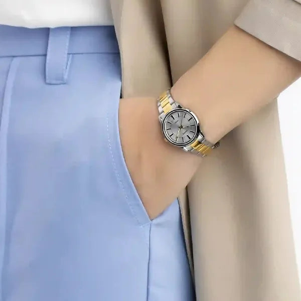 Casio LTP-1303SG-7A női karóra, 30 mm, kvarc, két tónusú acél, WR50