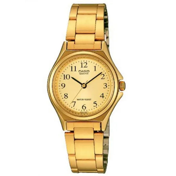 Casio LTP-1130N-9B női karóra, arany, nemesacél szíj, kvarc, WR30, 24 mm tok