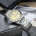 Casio LTP-V006SG-9B női karóra, 25 mm, acél, két tónus, kvarc, WR30, dátum