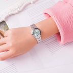 Casio női karóra LTP-1241D-2A, kék számlap, acél szíj, WR30, 25mm, díszdoboz