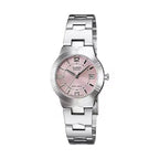 Casio LTP-1241D-4A női karóra, acél szíj, rózsaszín számlap, 25 mm, dátum, WR30