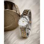 Casio LTP-1308SG-7AVDF női karóra, 30 mm, két tónusú acél, WR50, dátum