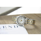 Casio LTP-1308SG-7AVDF női karóra, 30 mm, két tónusú acél, WR50, dátum
