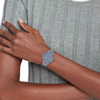 Tommy Hilfiger Iris 1782589 női karóra, 36 mm, kék, acél hálós szíj