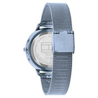 Tommy Hilfiger Iris 1782589 női karóra, 36 mm, kék, acél hálós szíj