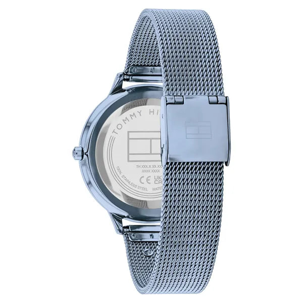 Tommy Hilfiger Iris 1782589 női karóra, 36 mm, kék, acél hálós szíj