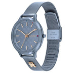 Tommy Hilfiger Iris 1782589 női karóra, 36 mm, kék, acél hálós szíj