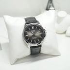 Casio MTS-RS100L-1A férfi karóra, zafírüveg, bőr szíj, 40 mm, WR50, napelemes