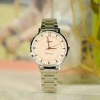 Casio LTP-VT04D-4A női karóra, rózsaszín számlap, ezüst acél szíj, WR30