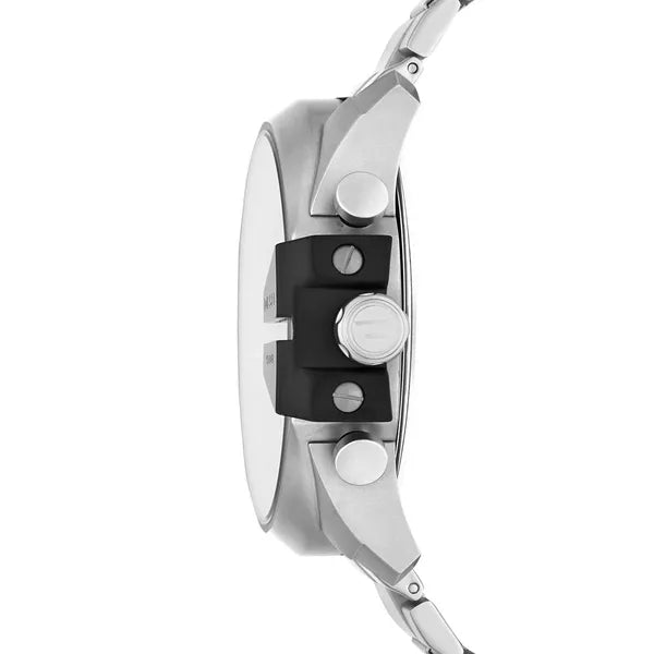 Diesel Mega Chief férfi karóra, kvarc, kronográf, 100 m, acél, 52 mm