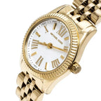 Michael Kors Lexington MK3229 női karóra, arany nemesacél, ezüst számlap, WR50