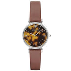 Emporio Armani AR1873 női karóra, barna bőr, ezüst 32 mm, WR30