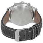 Emporio Armani AR1861 férfi karóra, 43 mm, acél tok, bőr szíj, kronográf, WR30