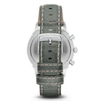 Emporio Armani AR1861 férfi karóra, 43 mm, acél tok, bőr szíj, kronográf, WR30