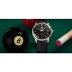 Orient Bambino V4 férfi automata, fekete számlap, bőr szíj, 38 mm, díszdobozzal