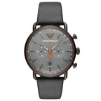 Emporio Armani AR11168 férfi kvarc karóra, bőr szíj, 44 mm, WR50