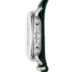 Emporio Armani AR11221 férfi karóra, kvarc, 44 mm, zöld számlap, textilszíj