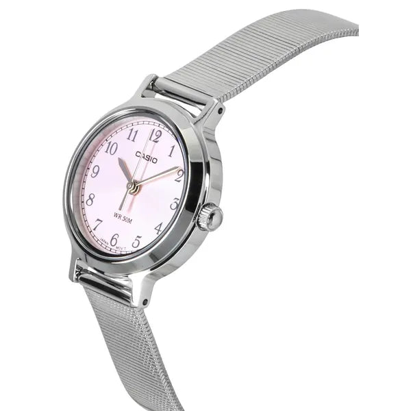 Casio LTP-1303D-1AVDF női karóra, fekete számlap, 30 mm, acél, WR50