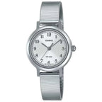 Casio LTP-1303D-1AVDF női karóra, acél szíj, fekete számlap, WR50
